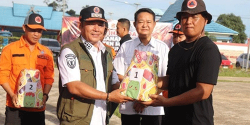 Wabub Rahmanto Tutup Kegiatan Pelatihan Dasar Penanganan Karhutla