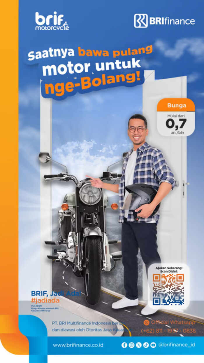 Kredit Motor Baru Tanpa Ribet, Cek Penawaran Spesial dari BRI Finance