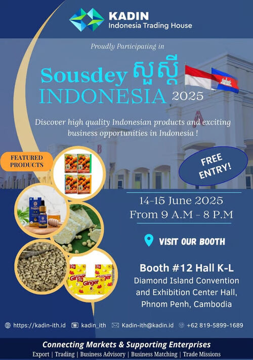 Partisipasi Kadin Indonesia Trading House Dalam Event “Sousdey Indonesia 2025” Di Kamboja