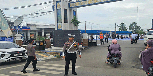 Polres Barito Utara Terjunkan Personel Pengamanan Salat Iduladha di Sejumlah Lokasi Muara Teweh