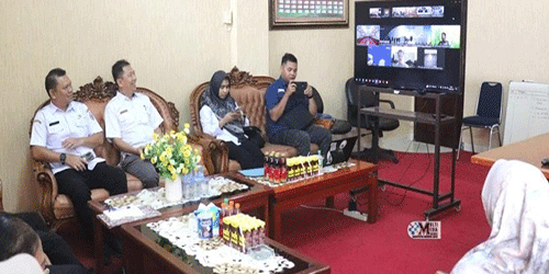 Secara Virtual, Pemkab Murung Raya Ikuti RakorPengendalian Inflasi Daerah dengan Kemendagri