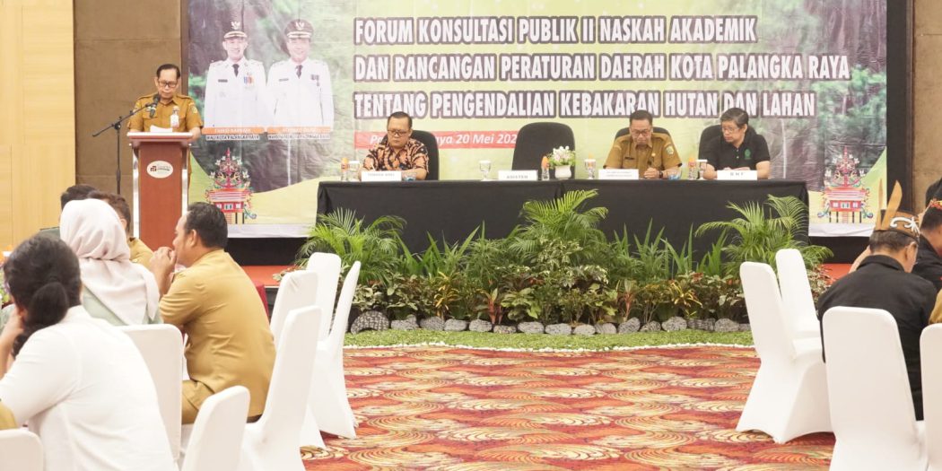 Perkuat Payung Hukum, Pemko Palangka Raya Konsultasikan Raperda Pengendalian Karhutla