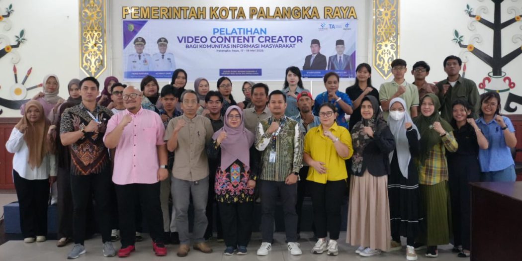 Cetak Kreator Konten Lokal, Diskominfo Palangka Raya Gelar Pelatihan Video untuk Masyarakat