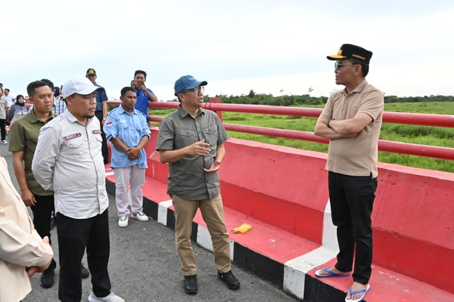 Konektivitas Terhambat, Gubernur Kalteng Minta Akses Jalan Menuju Jembatan Jelai Diselesaikan