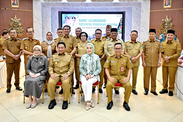 Pemprov Kalteng Genjot Penurunan Stunting Lewat Rakor Terpadu 2025