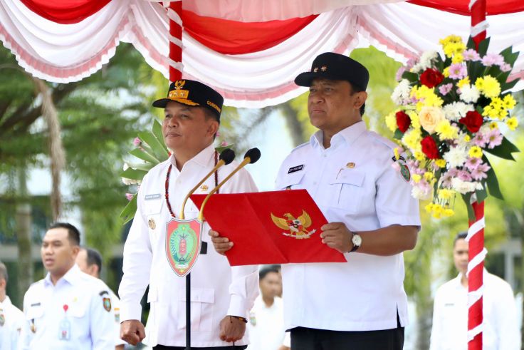 Gubernur Agustiar Serukan ASN Solid dan Disiplin Jalankan Pembangunan