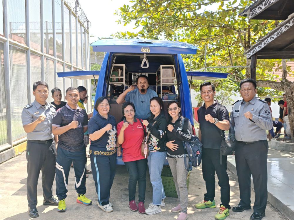 Literasi Tak Terbatas: Mobil Pusling Sambangi Rutan Tamiang Layang