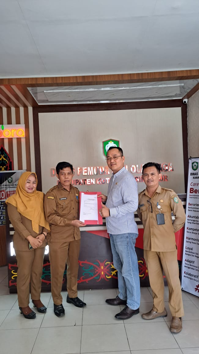 Hendra Sia Resmi Maju Calon Ketua KONI Kotim, Siap Angkat Prestasi Olahraga Lokal