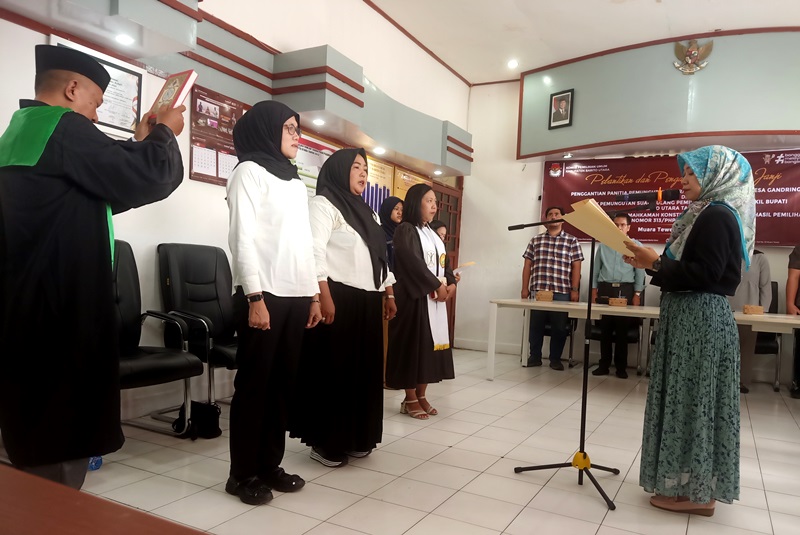 PSU Barito Utara Disorot Nasional: KPU Lantik PPS Pengganti Empat Wilayah