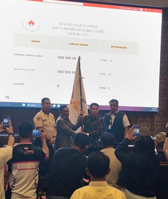 Alexius Esliter Nahkodai KONI Kotim, Siap Bangkit dari Krisis dan Pertahankan Gelar Porprov
