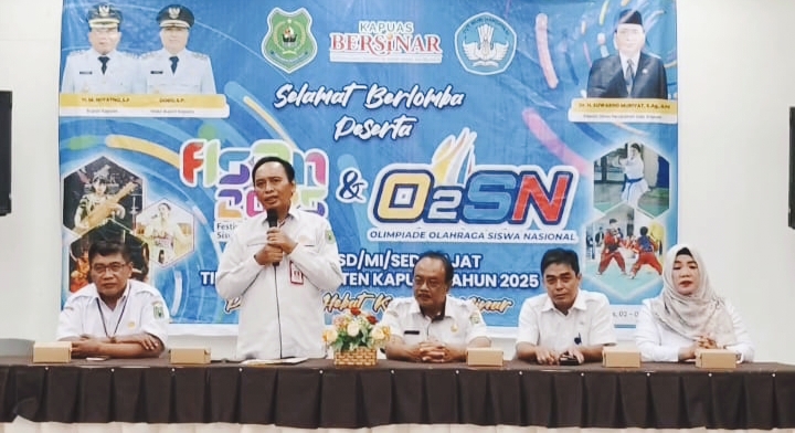 FLS3N dan O2SN SD Tingkat Kabupaten Kapuas 2025 Resmi Dimulai