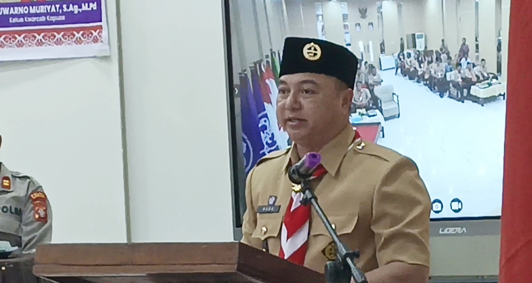 Wabup Kapuas Minta Disdik Implementasikan Permendikdasmen tentang Ekstrakurikuler Pramuka