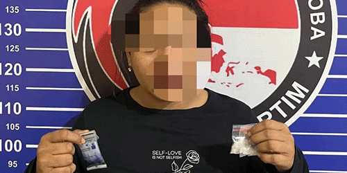 Edarkan Sabu, IRT di Ampah Ditangkap Satresnarkoba Polres Barito Timur
