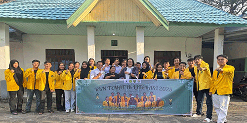 Pemdes Pulau Patai Terima Mahasiswa KKN Universitas Palangka Raya