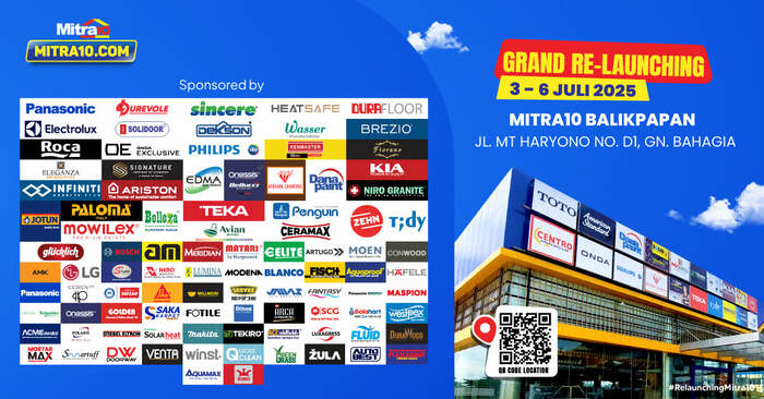 Mitra10 Balikpapan Hadir Lebih Luas, Lengkap, dan Nyaman: Dukung Renovasi Rumah dengan Promo Heboh!
