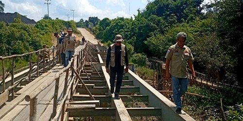 Dinas PUPR Barito Utara Dampingi BPK Lakukan Pemeriksaan Proyek Infrastruktur di Lahei Barat