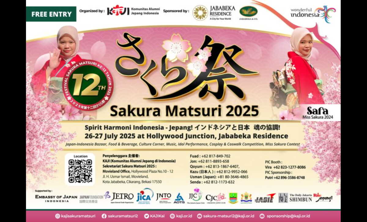 Sakura Matsuri ke-12: Menyatukan Budaya Jepang dan Indonesia dalam Semarak Festival Tahunan
