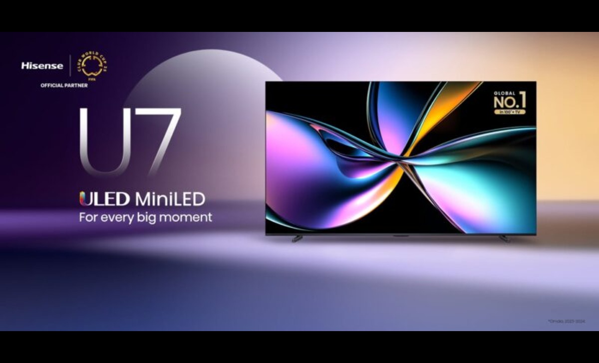 Tonton FIFA Club World Cup 2025TM dengan Pengalaman Sinematik dari Rumah Bersama Hisense MiniLED TV U7Q 100 Inci