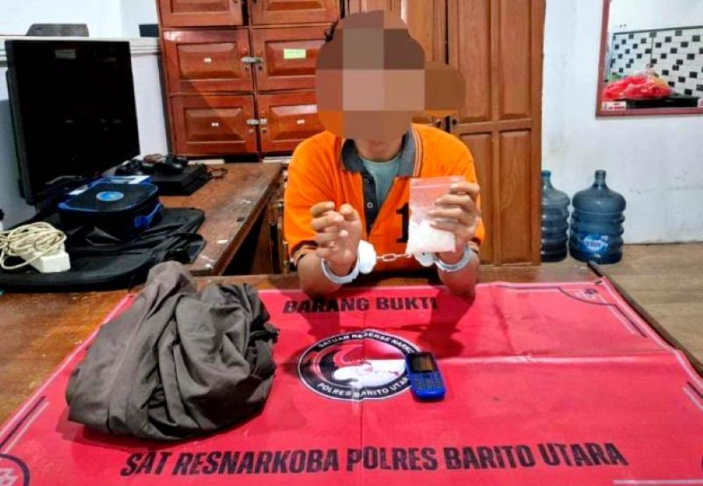 54,80 Gram Sabu Diamankan: Polres Barito Utara Bongkar Peredaran Narkoba di Lanjas