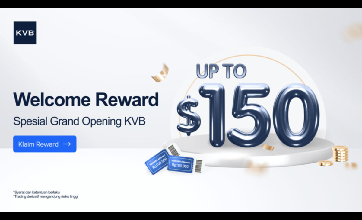 Welcome Reward KVB Indonesia: Reward Spesial untuk Trader Baru