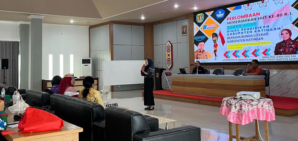 Pelajar SMP Katingan Ramaikan Lomba Pidato dan Puisi di Peringatan HUT RI