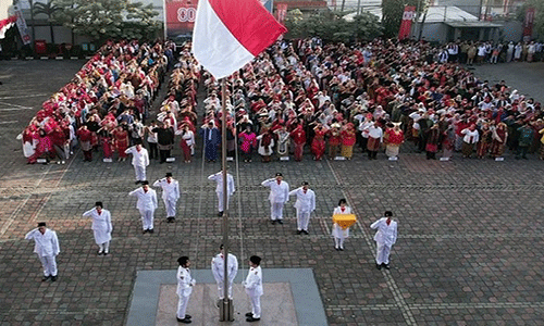 Kementerian ATR/BPN Menggelar Upacara Peringatan Hari Kemerdekaan ke-80 RI