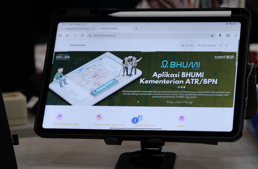Akses Peta Pertanahan Melalui Bhumi Terbuka untuk Publik, Kementerian ATR/BPN Perkuat Transparansi dan Partisipasi Masyarakat