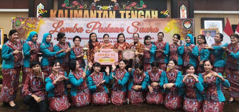 DWP Katingan Ukir Prestasi di Ajang Paduan Suara se-Kalimantan Tengah
