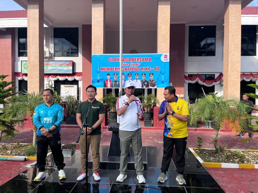 Semangat 80 Tahun RI: Olahraga Bersama Jadi Simbol Soliditas Pemerintah Barito Timur