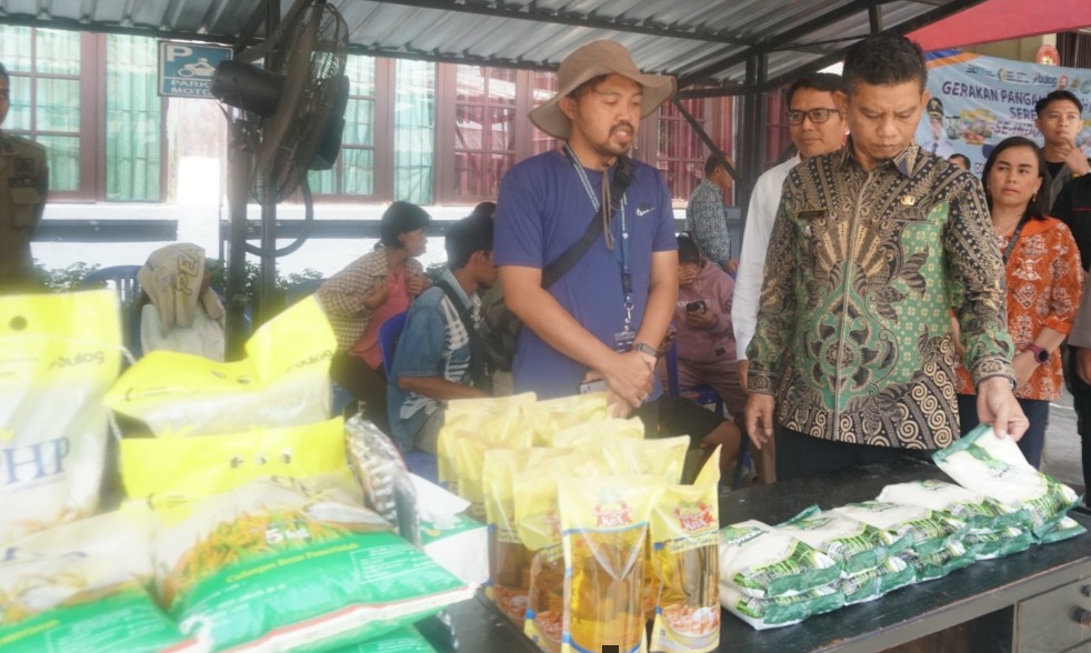 GPM Serentak di Katingan Hilir, Warga Antusias Dapatkan Pangan Terjangkau