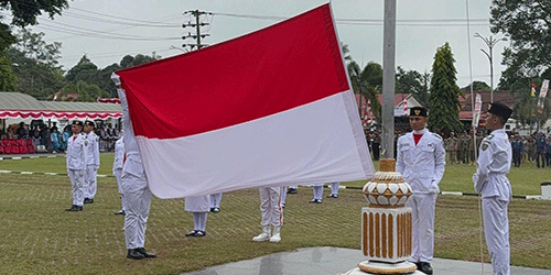 Upacara Peringatan HUT ke-80 Kemerdekaan RI Barito Timur Berlangsung Khidmat