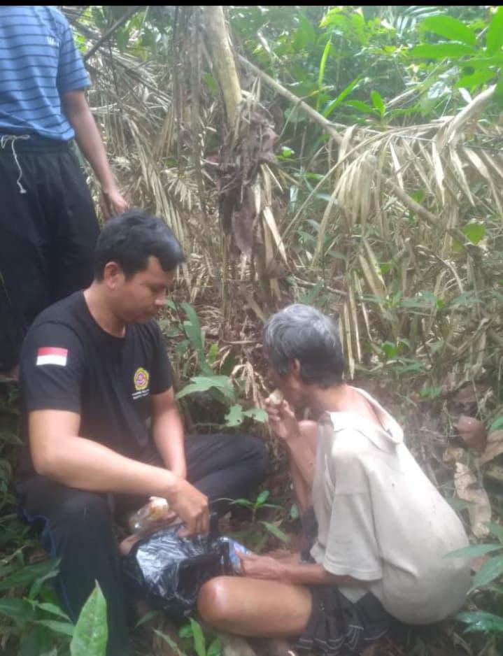 Selamat Setelah Sembilan Hari Hilang, Sarwijon Ditemukan di Kebun Desa Pulau Patai