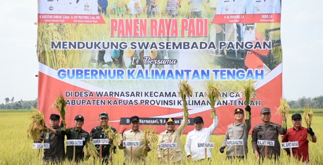 Bupati Kapuas Targetkan 40 Persen Produksi Pangan Kalteng dari Kapuas