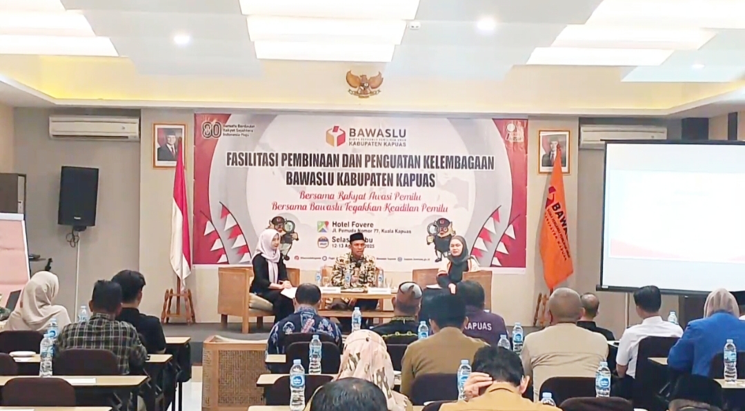 Bupati Kapuas Apresiasi Bawaslu Gelar Fasilitasi Pembinaan dan Penguatan Kelembagaan