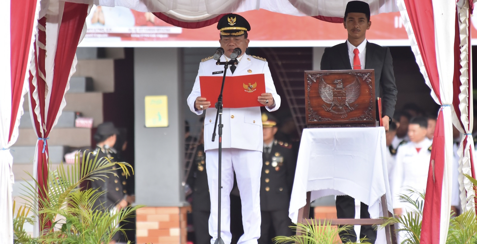 Upacara HUT RI ke 80 di Kapuas Berlangsung Khidmat