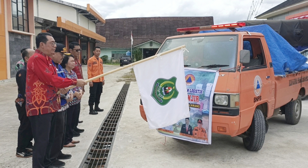 Banjir Mandau Talawang, Pemkab Kapuas Gercep Kirim Bantuan Logistik