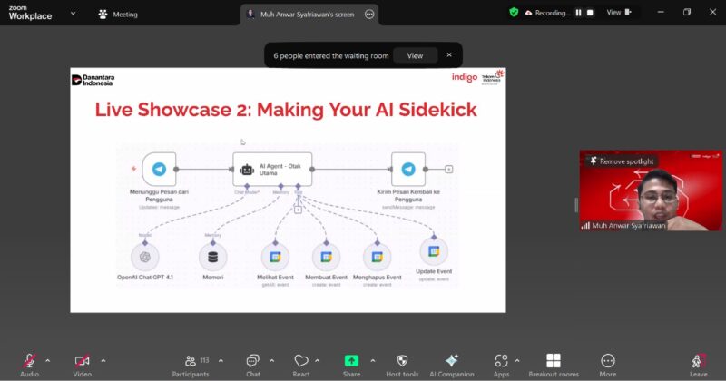 Telkom Indonesia Dorong Talenta Digital Makassar Kuasai AI Praktis Lewat Indigo AI Connect