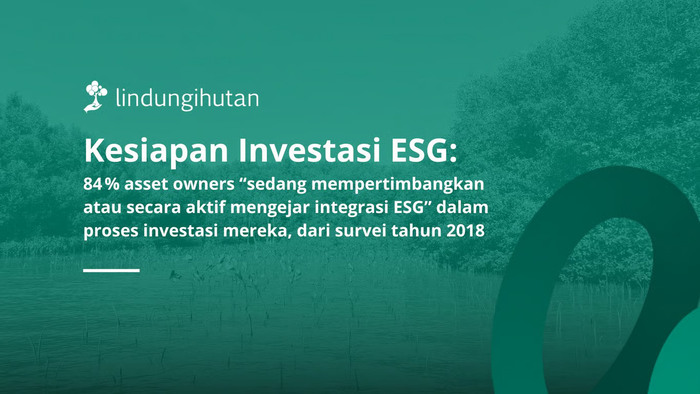 Investor Institusional Kini Pertimbangkan ESG, Apakah Indonesia Siap?
