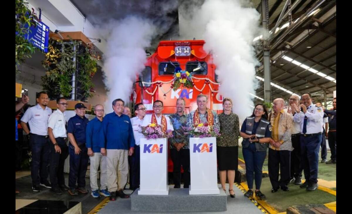 Lokomotif Baru Seri CC 205 Resmi Beroperasi Untuk Perkuat Armada Angkutan Barang KAI Divre IV Tanjungkarang