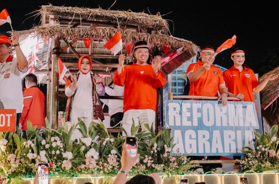 Lewat Karnaval Kemerdekaan HUT ke-80 RI, Menteri ATR/Kepala BPN Sampaikan Makna Kemerdekaan