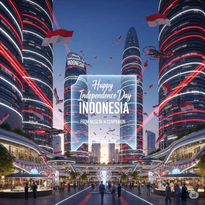 Muslim AI Companion — Merdeka Teknologi, Merdeka Berinovasi, Karya Anak Bangsa untuk Umat.