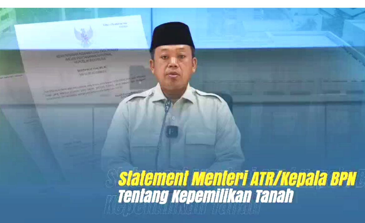 Nusron Wahid Luruskan Isu Tanah: Hak Milik Rakyat Tetap Dijamin Negara