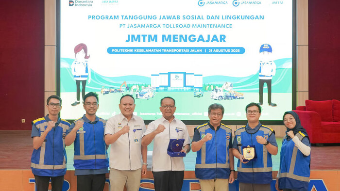 PT Jasamarga Tollroad Maintenance Gelar JMTM Mengajar di Politeknik Keselamatan Transportasi Jalan