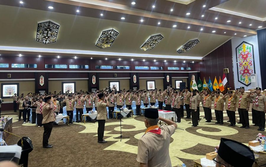 Gerakan Pramuka Kalteng Diperkuat, Bupati Katingan Resmi Masuk Struktur Mabicab