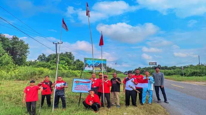 Katingan Bangkitkan Patriotisme Lewat Gerakan Merah Putih Serempak