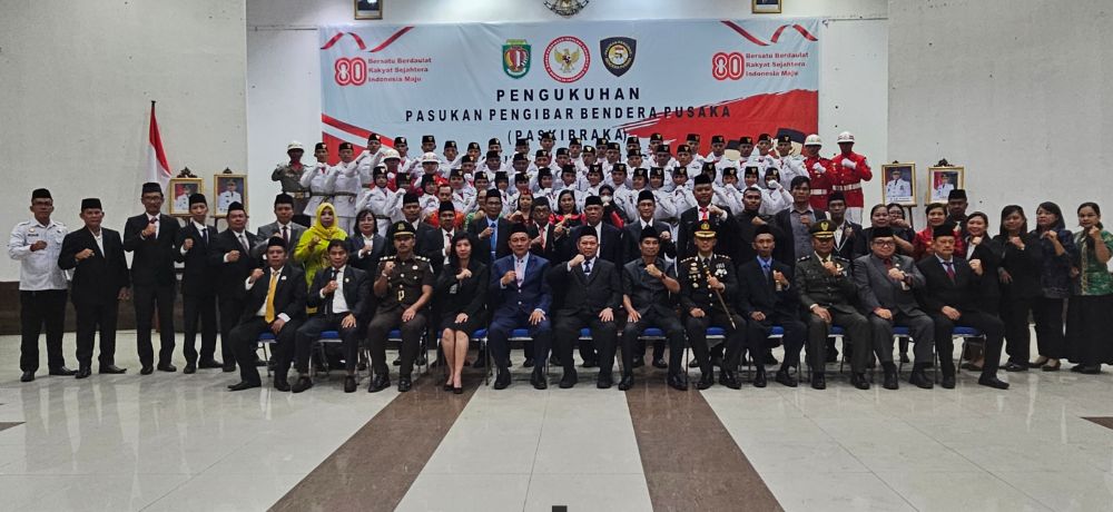 Bupati Saiful Kukuhkan Paskibraka Katingan 2025, Serukan Kepemimpinan dan Nasionalisme