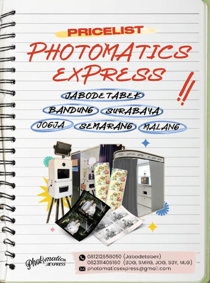 Special Price Alert! Sewa Photobooth di Photomatics Cuma 1,6 Jutaan!