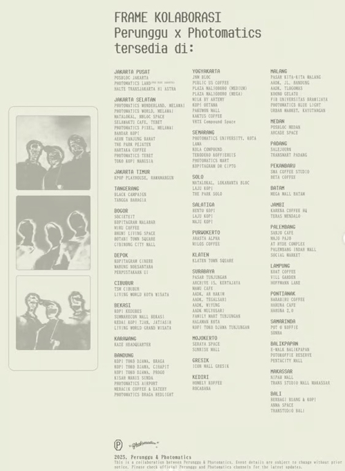 Photomatics Kembali Memperluas Eksplorasi Kreatifnya Lewat Frame, kali ini menggait Band Perunggu