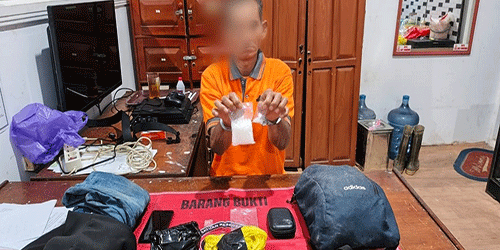 Simpan Sabu Seberat 102, 63 Gram, Pengedar Narkotika Asal Murung Raya Diciduk Polres Barito Utara