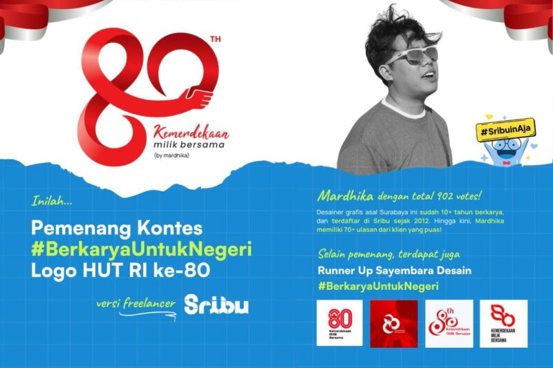 Rayakan HUT RI, Ratusan Desainer Ramaikan Sayembara Desain Logo Inklusif Sribu